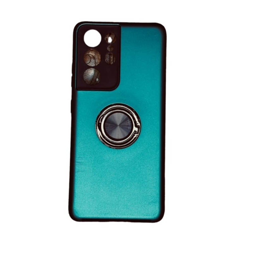 Jame Samsung Galaxy S21 Ultra Case with Ring Holder Kickstand in Forest Green